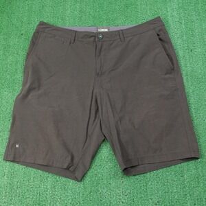 Linksoul Shorts Mens 38 Golf Hybrid Polyester Cotton Spandex Stretch